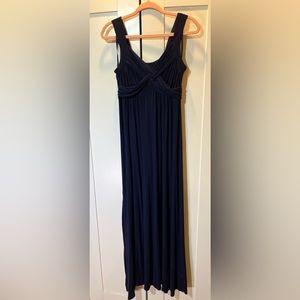 NY&Co  XXS Navy Blue Maxi Dress Summer
